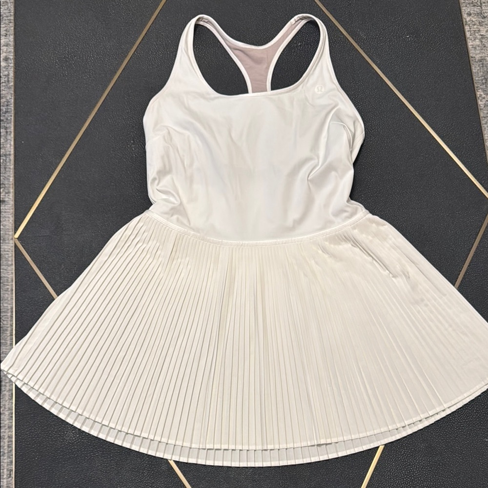 Lululemon White Athletic Dress